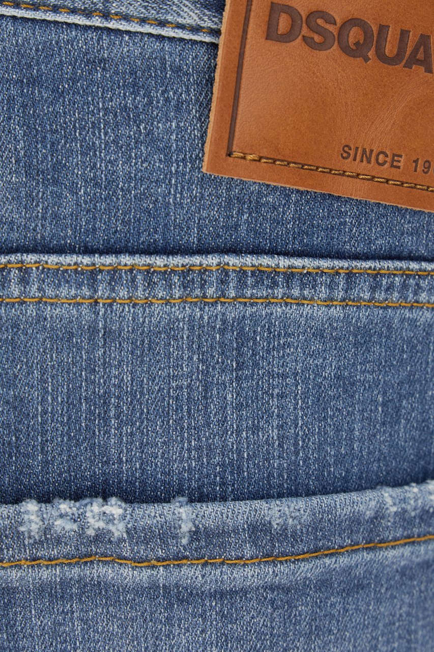 Dsquared2 Denim blend Twist jeans Blauw