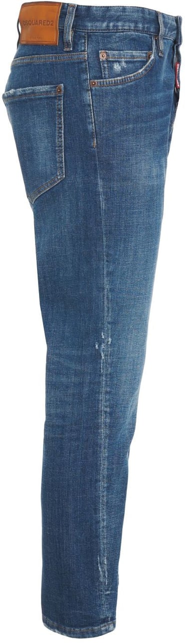 Dsquared2 Slim fit jeans 'Twist' Blauw