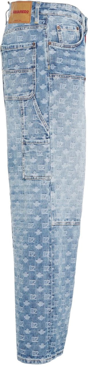 Dsquared2 Jeans 'Baggy Carpenter' Blauw