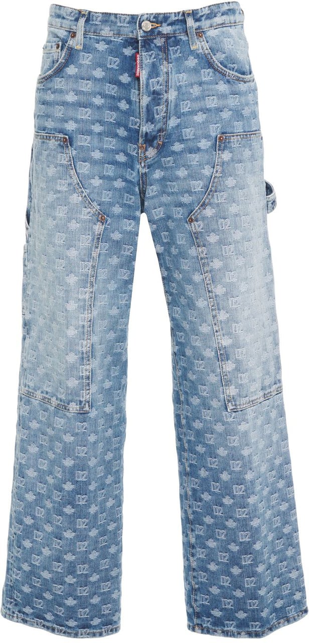 Dsquared2 Jeans 'Baggy Carpenter' Blauw