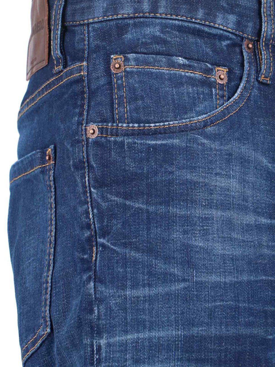 Dsquared2 Logo Jeans – Blue Blauw