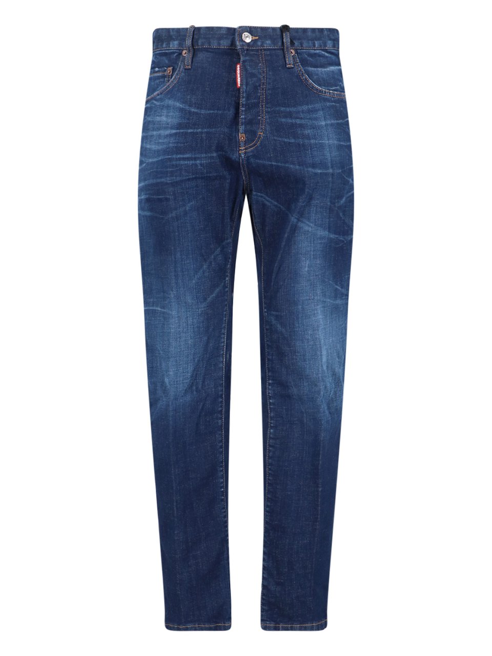 Dsquared2 Logo Jeans – Blue Blauw