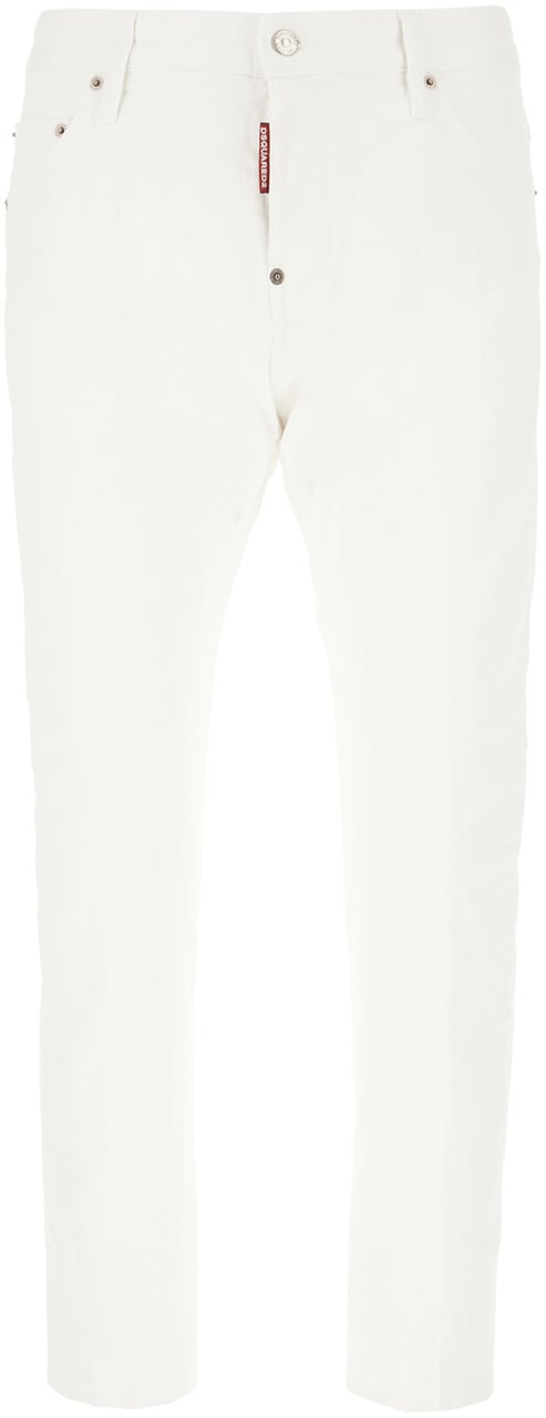 Dsquared2 Dsquared2 White denim jeans Wit