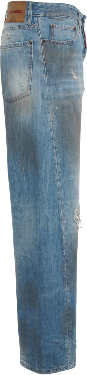 Dsquared2 Destroyed jeans 'Loose' Blauw