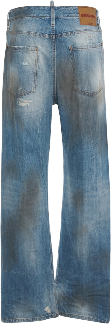 Dsquared2 Destroyed jeans 'Loose' Blauw