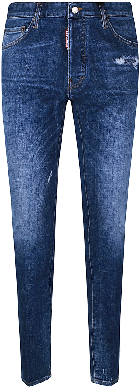 Dsquared2 5 Pockets Jeans Blue Blauw