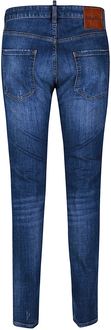 Dsquared2 5 Pockets Jeans Blue Blauw