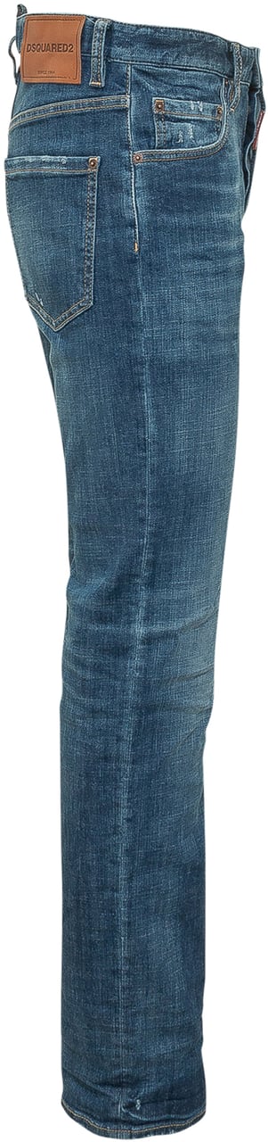 Dsquared2 Pants 5 Pockets Blauw