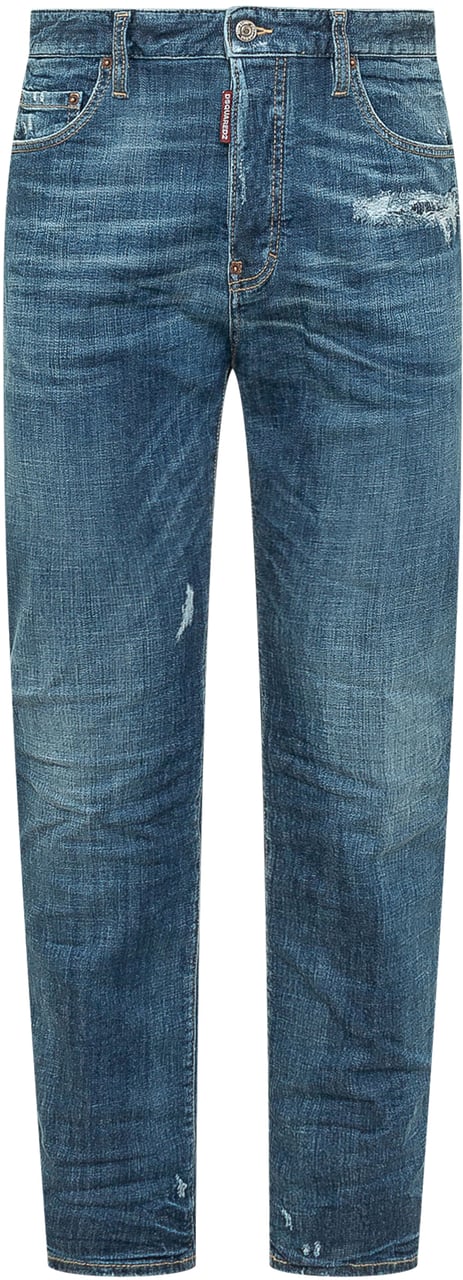 Dsquared2 Pants 5 Pockets Blauw