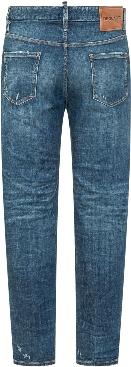 Dsquared2 Pants 5 Pockets Blauw