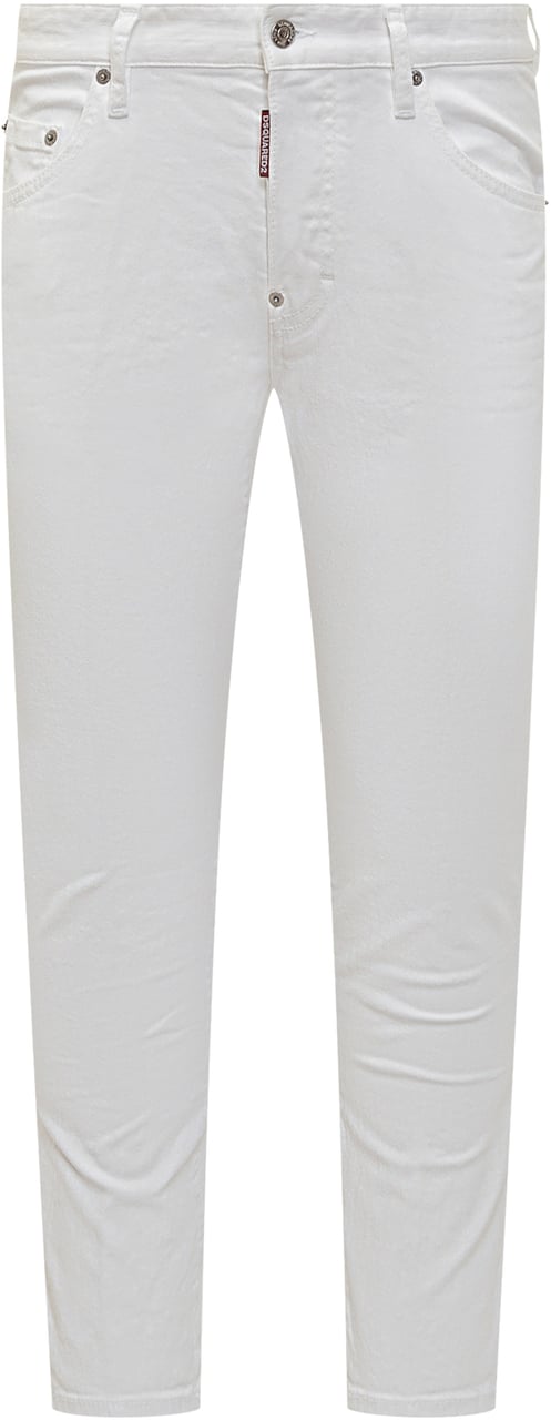 Dsquared2 Jeans Slim Fit Cinque Tasche Wit