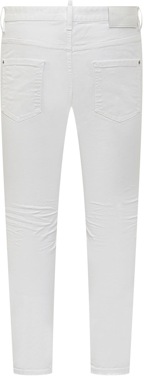 Dsquared2 Jeans Slim Fit Cinque Tasche Wit