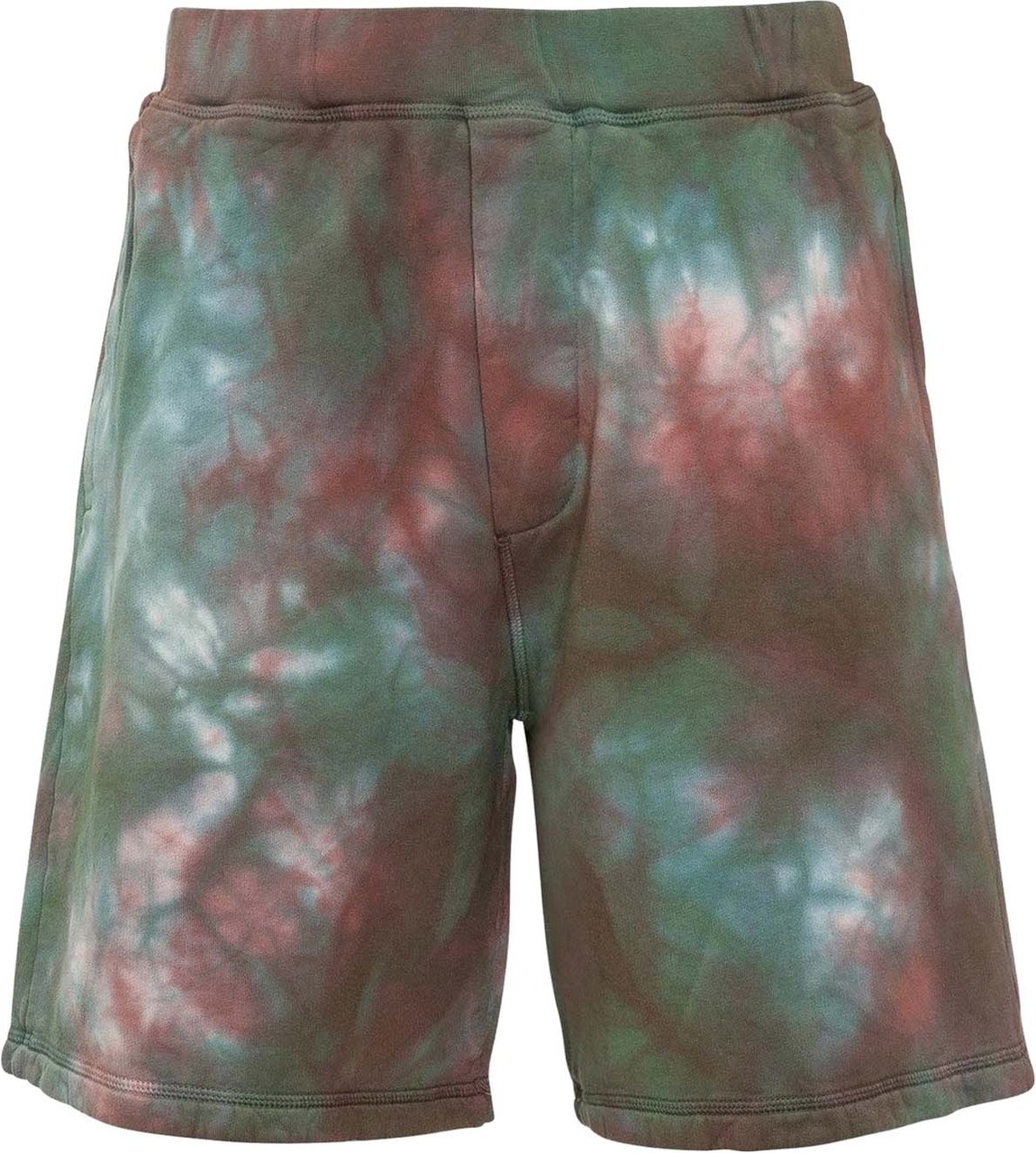 Dsquared2 Cotton Tie-Dye Shorts Groen