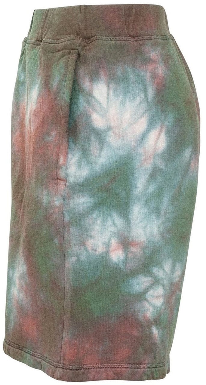 Dsquared2 Dsquared2 Cotton Tie-Dye Shorts Groen