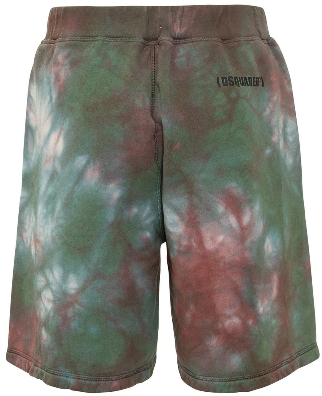 Dsquared2 Cotton Tie-Dye Shorts Groen