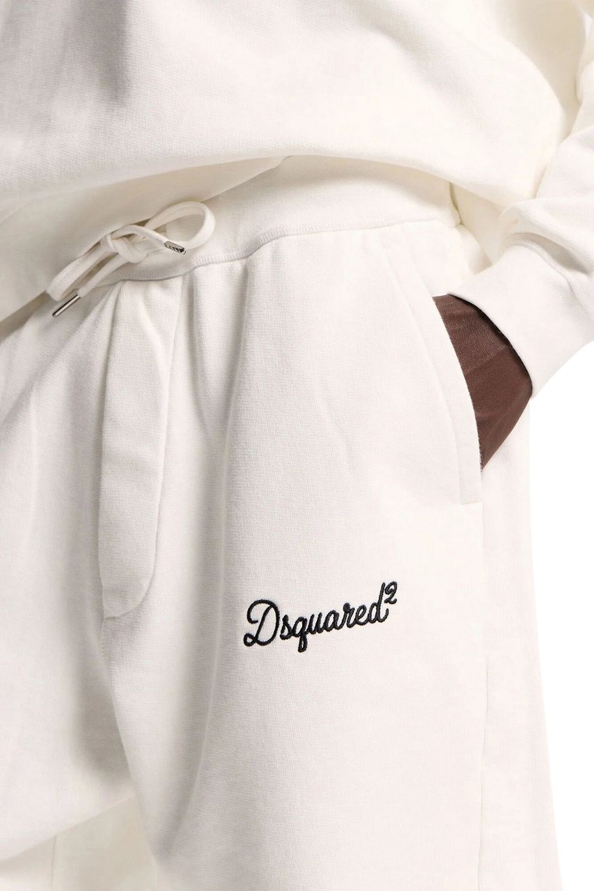 Dsquared2 Trousers White Wit