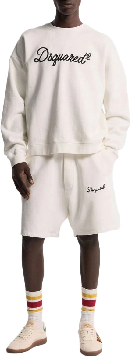 Dsquared2 Trousers White Wit