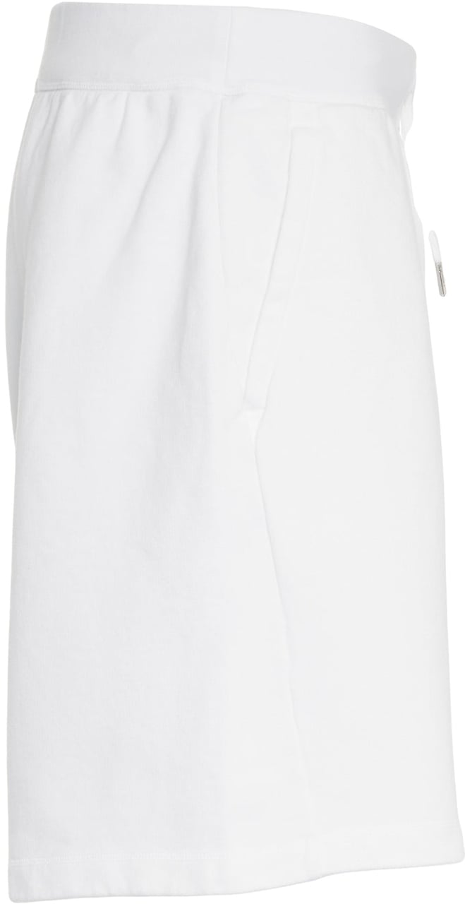 Dsquared2 Shorts with logo embroidery Wit