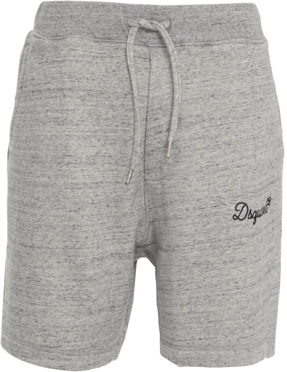 Dsquared2 Shorts with logo embroidery Grijs