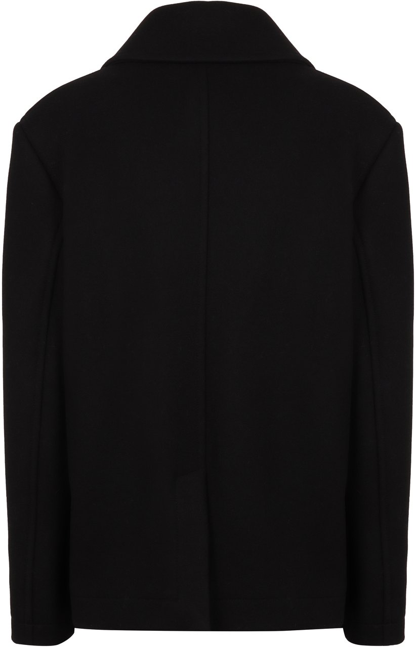 Dsquared2 Wool blend peacoat Zwart