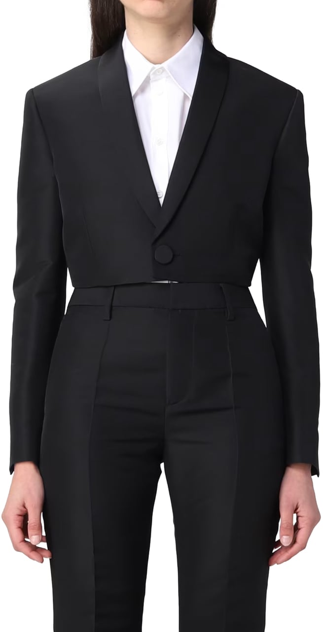 Dsquared2 Spencer Cropped Blazer Zwart