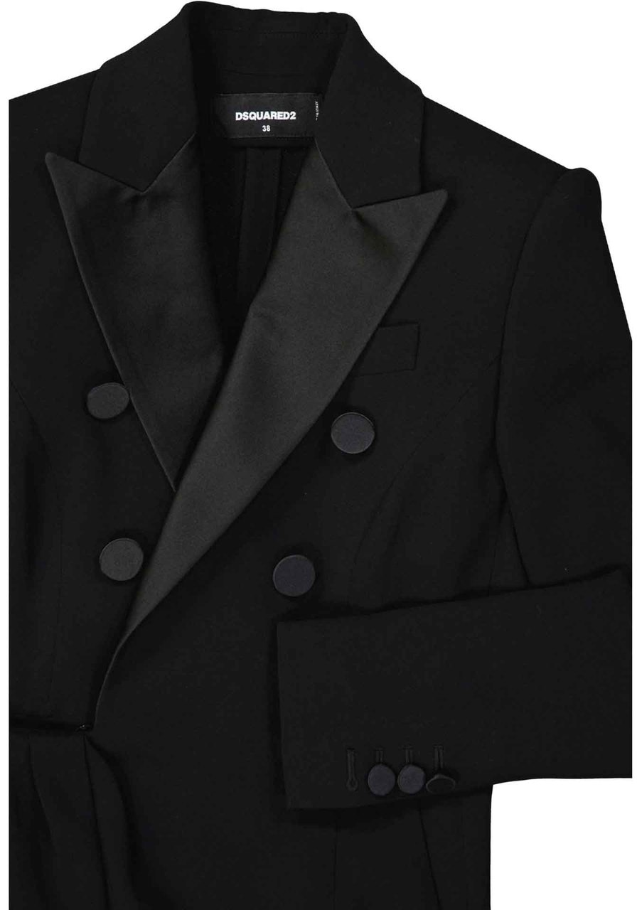 Dsquared2 Dsquared2 Midi Dress Zwart