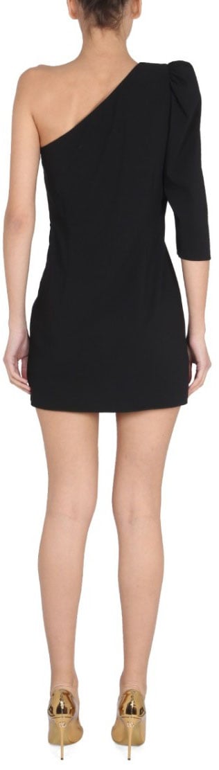 Dsquared2 One-Shoulder Dress Zwart