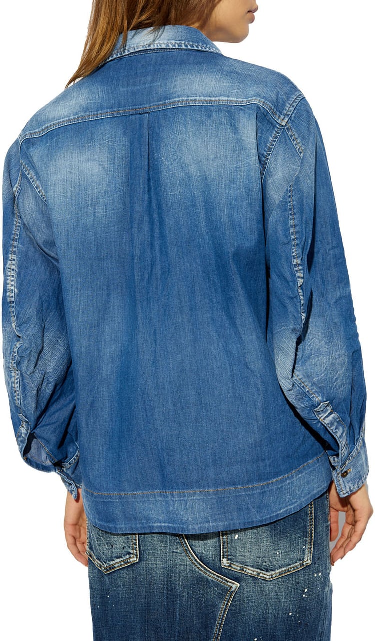 Dsquared2 Shirts Blue Blauw