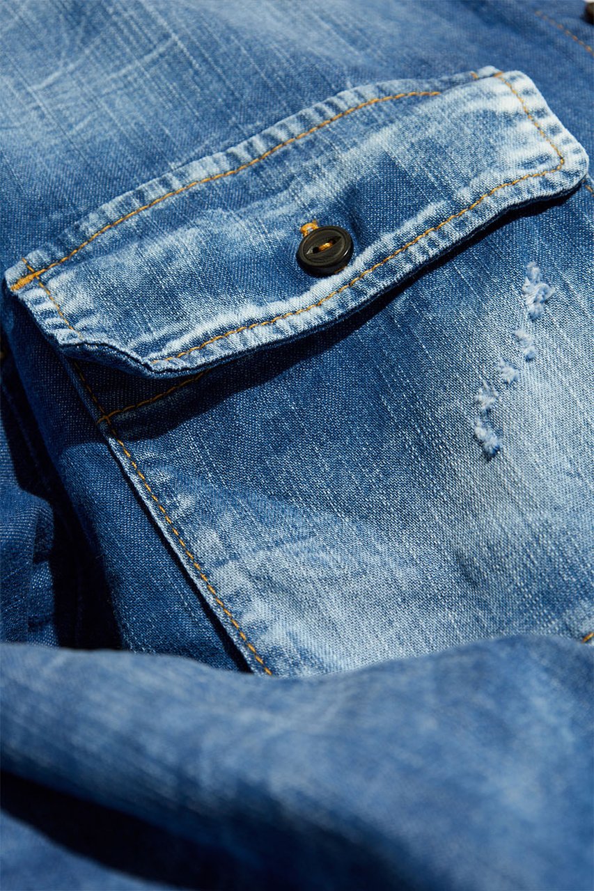 Dsquared2 Shirts Blue Blauw