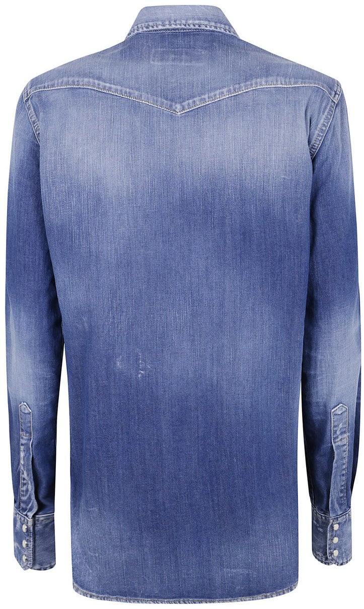 Dsquared2 Shirts Blue Blauw