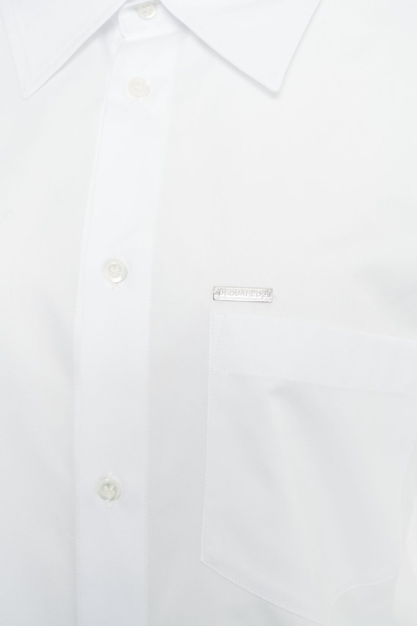 Dsquared2 Shirt with logo detail Wit