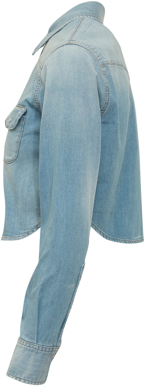 Dsquared2 MINI WESTERN SHIRT Lichtblauw