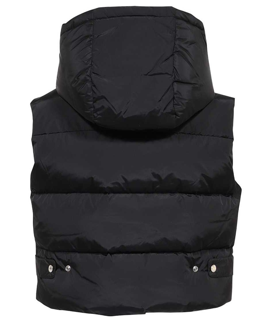 Dsquared2 Hooded nylon vest Zwart