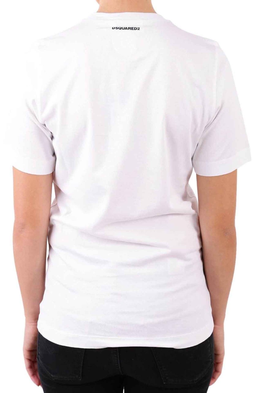 Dsquared2 Dsquared2 Cotton T-shirt Wit