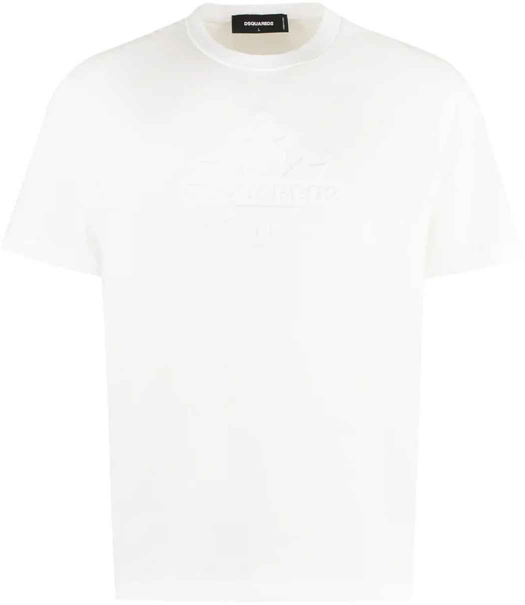 Dsquared2 Dsquared2 Cotton T-shirt Wit