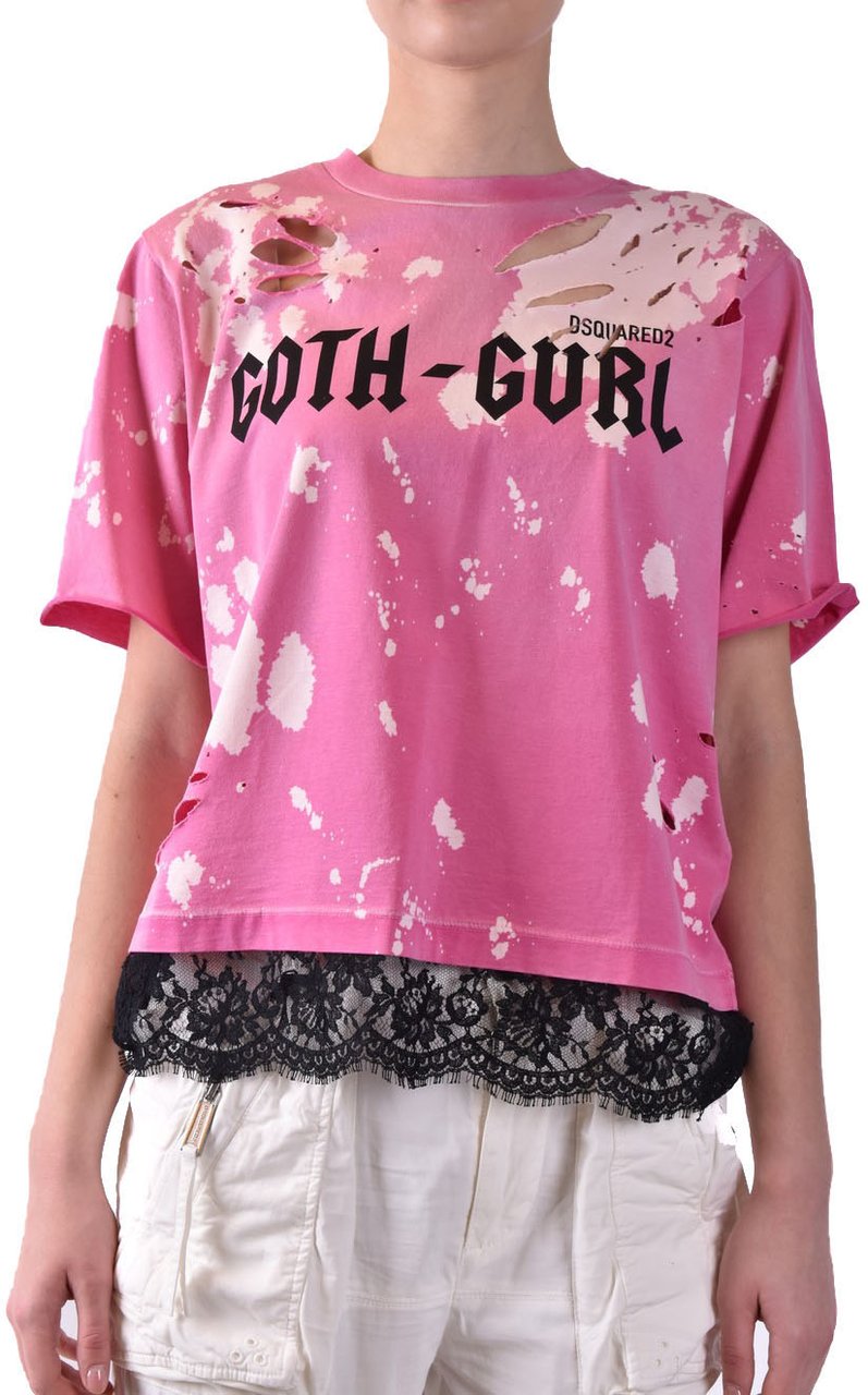 Dsquared2 T-shirts Pink Roze