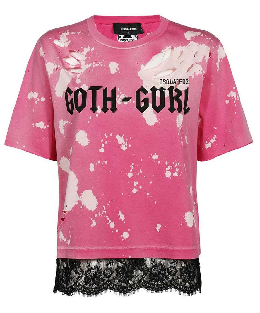 Dsquared2 T-shirts Pink Roze