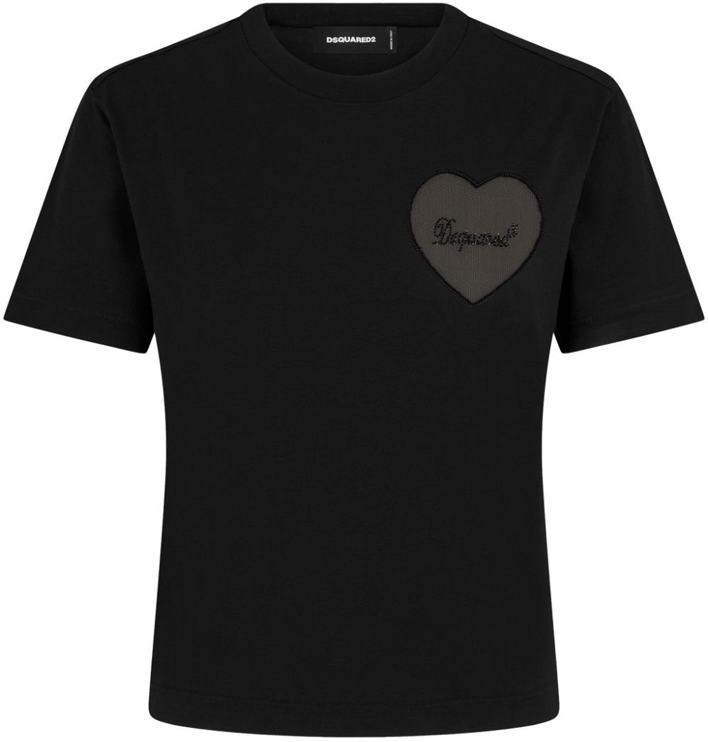 Dsquared2 T-Shirts And Polos Black Zwart