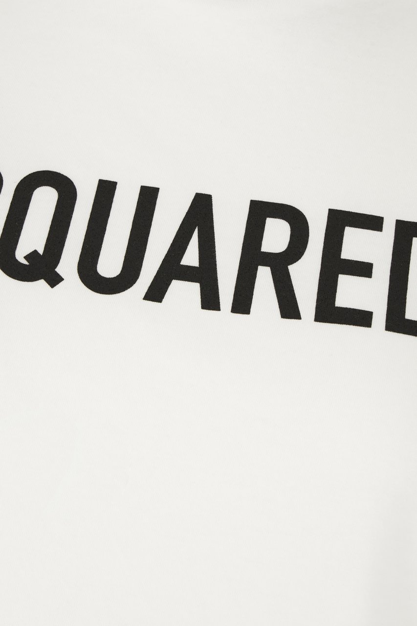 Dsquared2 Dsquared2 White cotton oversize t-shirt Wit