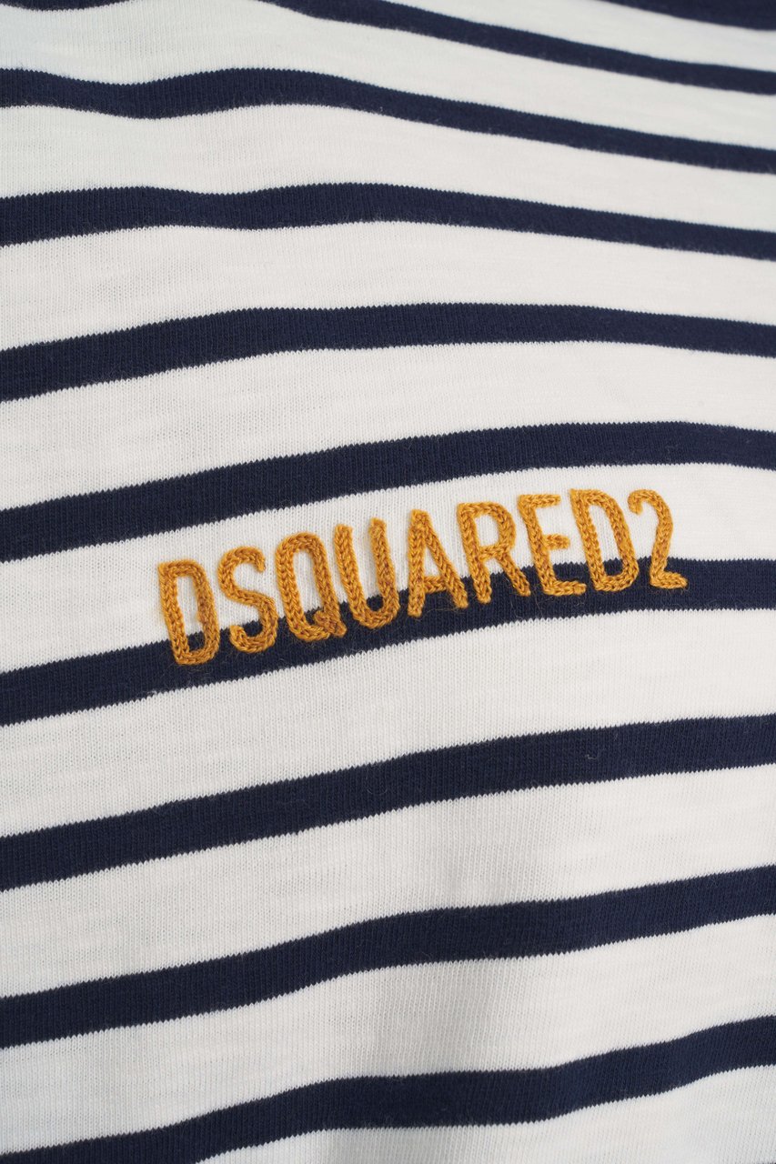 Dsquared2 Striped longsleeve Blauw