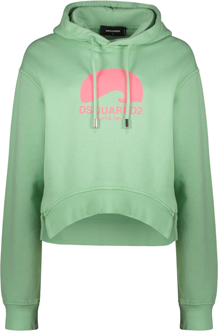Dsquared2 Cotton hoodie Groen