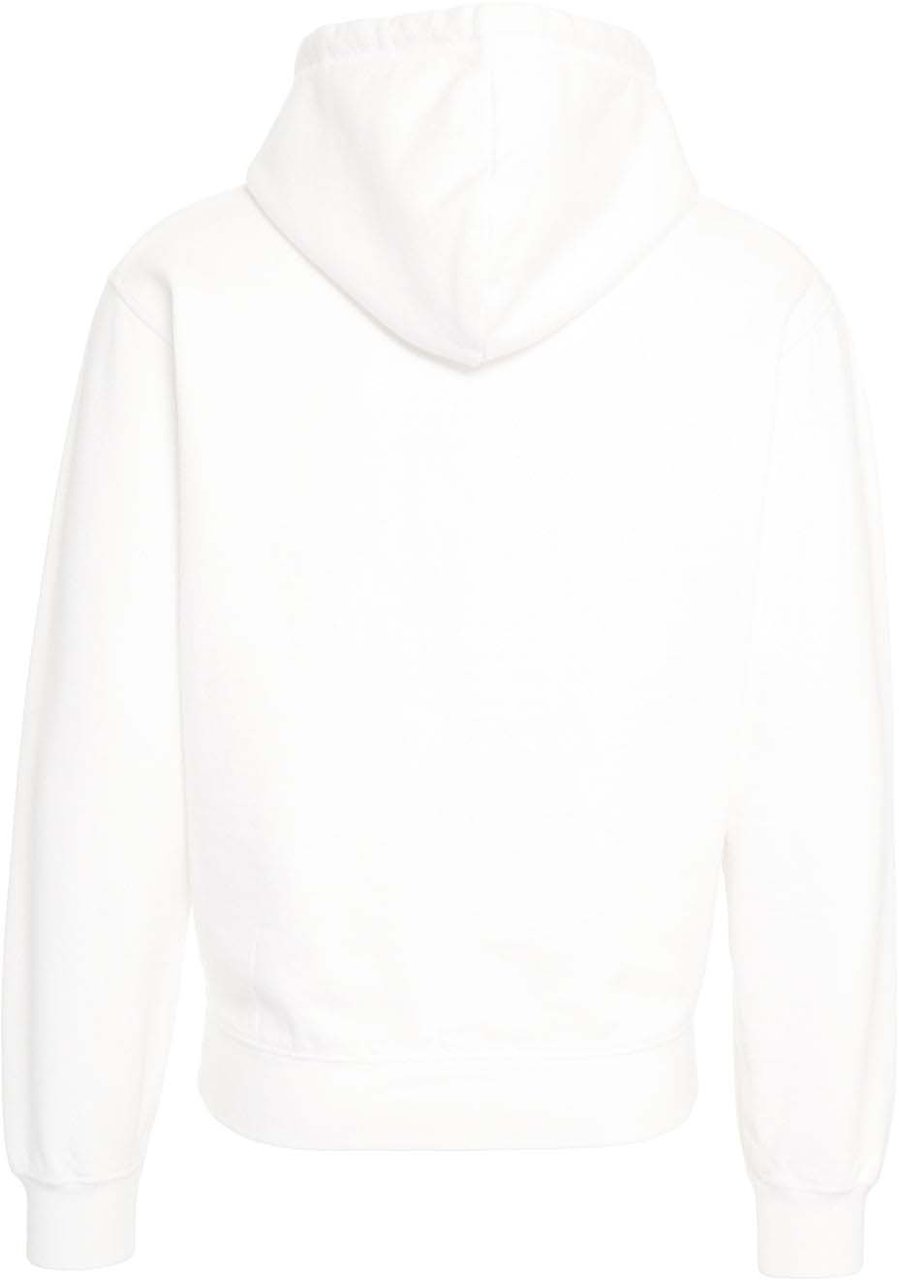 Dsquared2 Hoodie with logo embroidery Wit