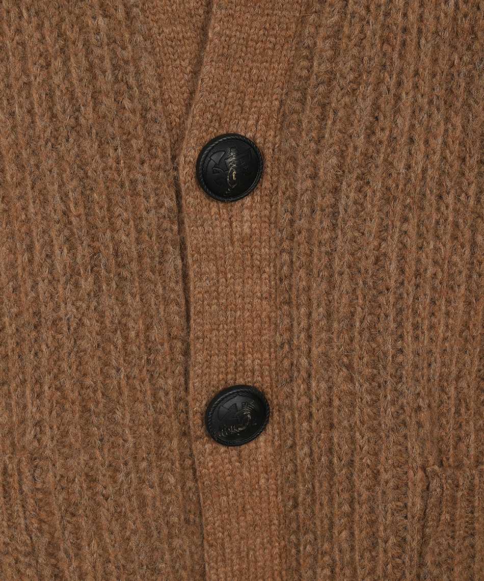 Dsquared2 Long knitted cardigan Neutraal