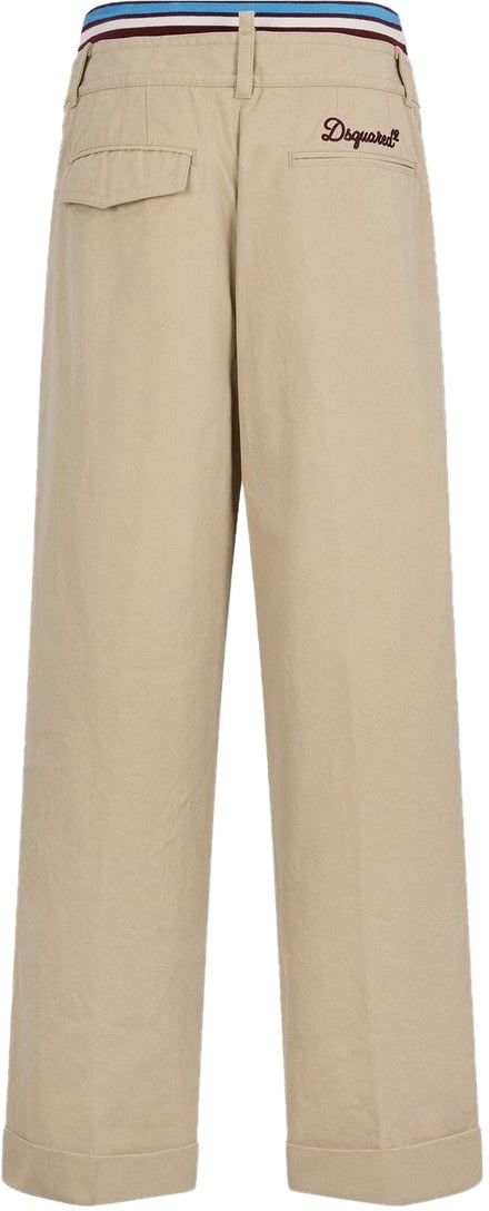 Dsquared2 Trousers Beige Beige