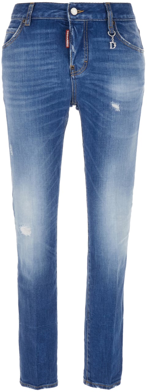 Dsquared2 Dsquared2 Stretch denim Cool Girl jeans Blauw