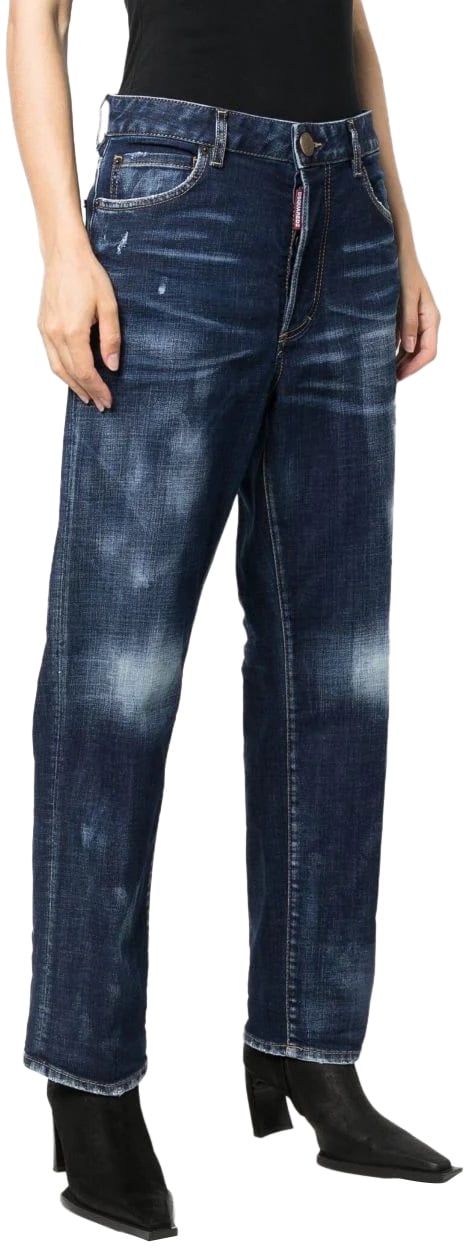 Dsquared2 pantalone blue Blauw