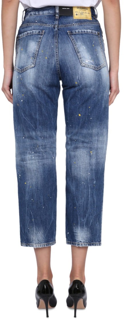 Dsquared2 Blue Boston Jeans Blauw