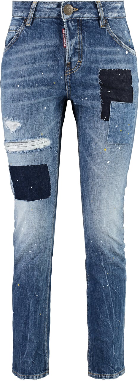 Dsquared2 Cool Girl cropped jeans Blauw