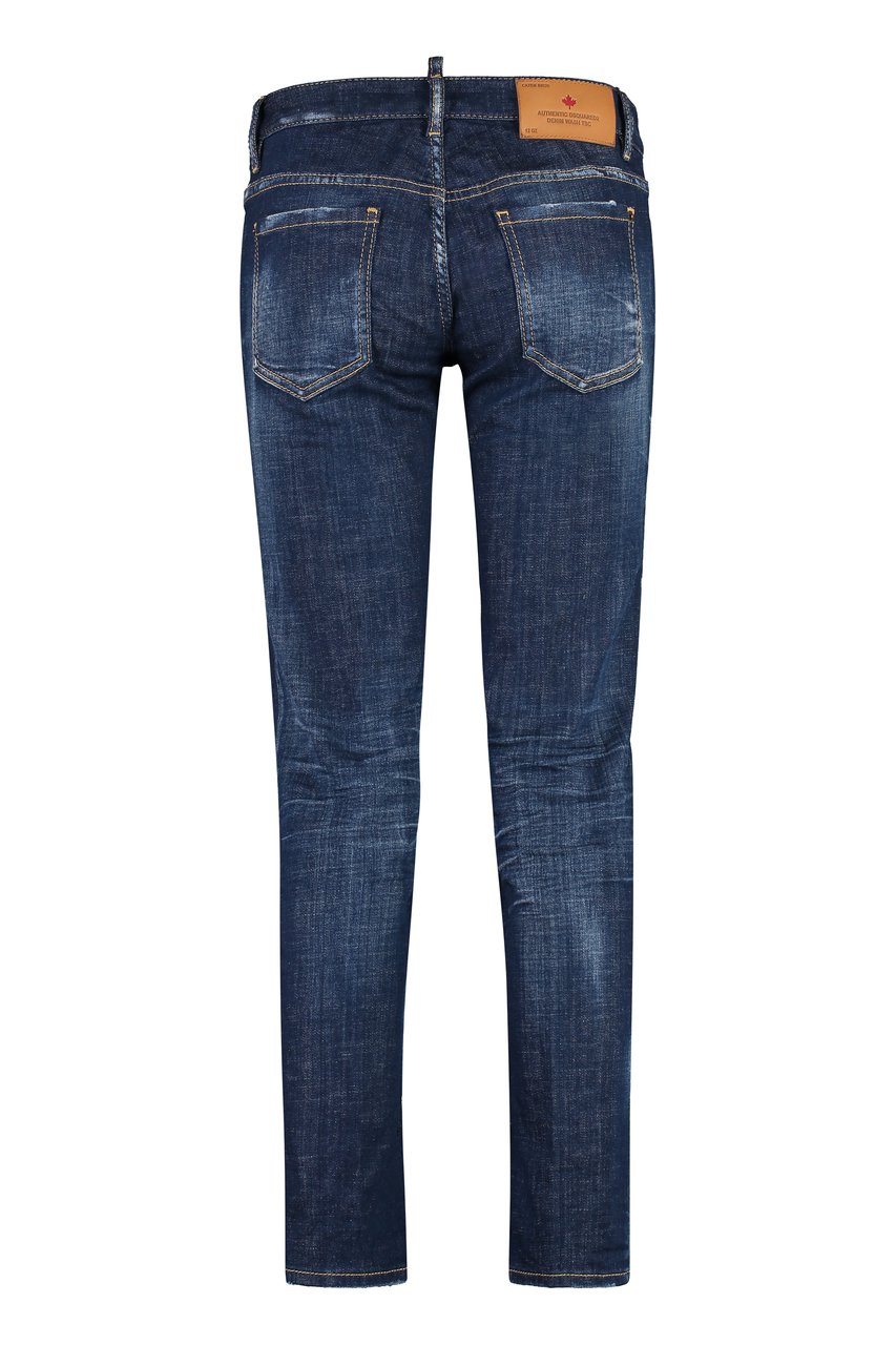 Dsquared2 Jennifer straight leg jeans Blauw