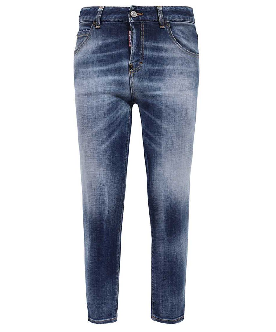 Dsquared2 Cool girl cropped jeans Blauw